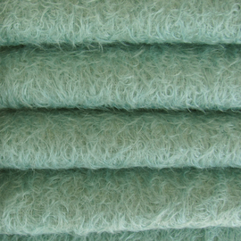1/4 yd 380V Oatmeal INTERCAL 1" Med-Dense Vintage Finish German Mohair Fabric 
