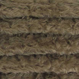 1/6 yd 325S/C Cranberry INTERCAL 5/8" Semi-Sparse Curly German Mohair Fur Fabric 
